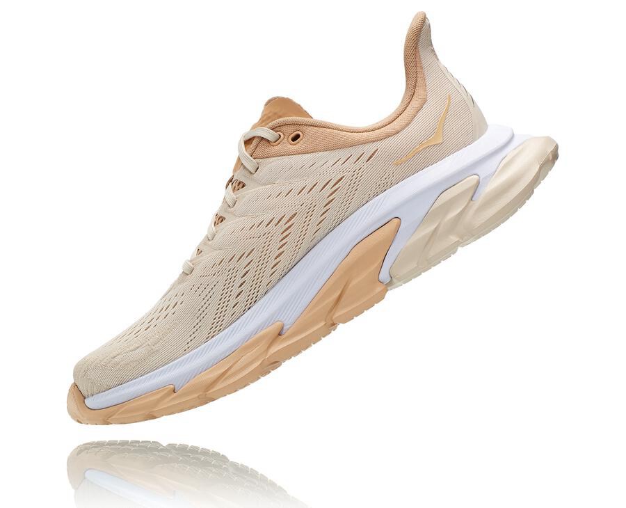 Hoka One One Clifton Edge Löparskor Herr - Beige - IENXU-1254